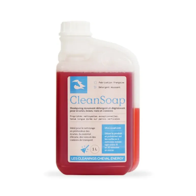 Cheval Energy CleanSoap Savon Détergent Dégraissant