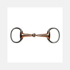 Mors à olives à simple brisure, en cuivre, gros canons