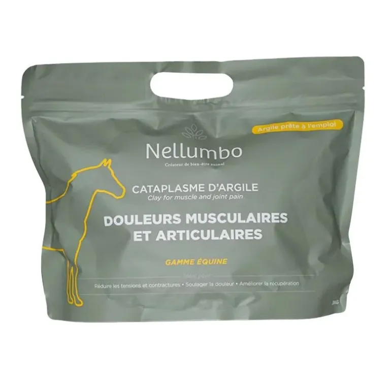 Nellumbo Cataplasme d'Argile Douleurs Musculaires & Articulaires