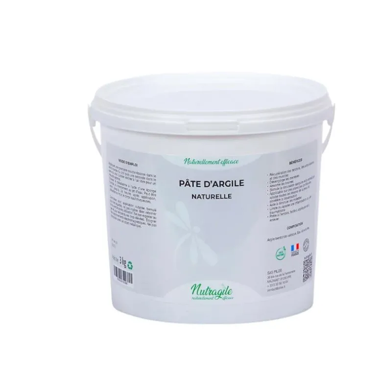 Nutragile Pâte d'Argile Naturelle 10kg et 15kg