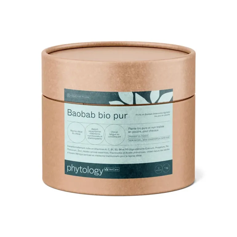 Phytology VetCare Baobab BIO pur Reprise d'Etat Cheval