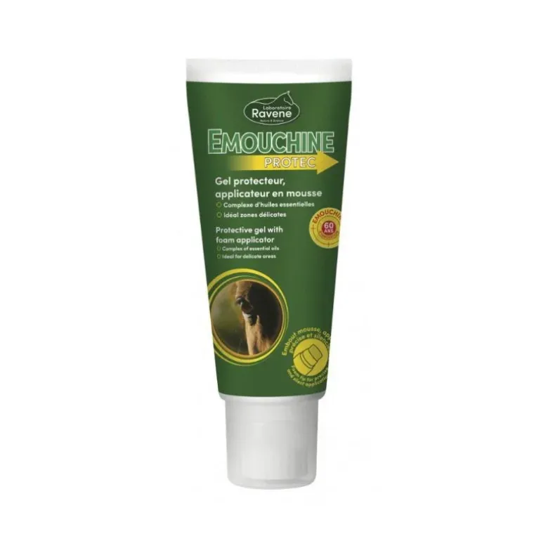 Ravene Emouchine Protec Gel Embout Mousse Mouches Cheval